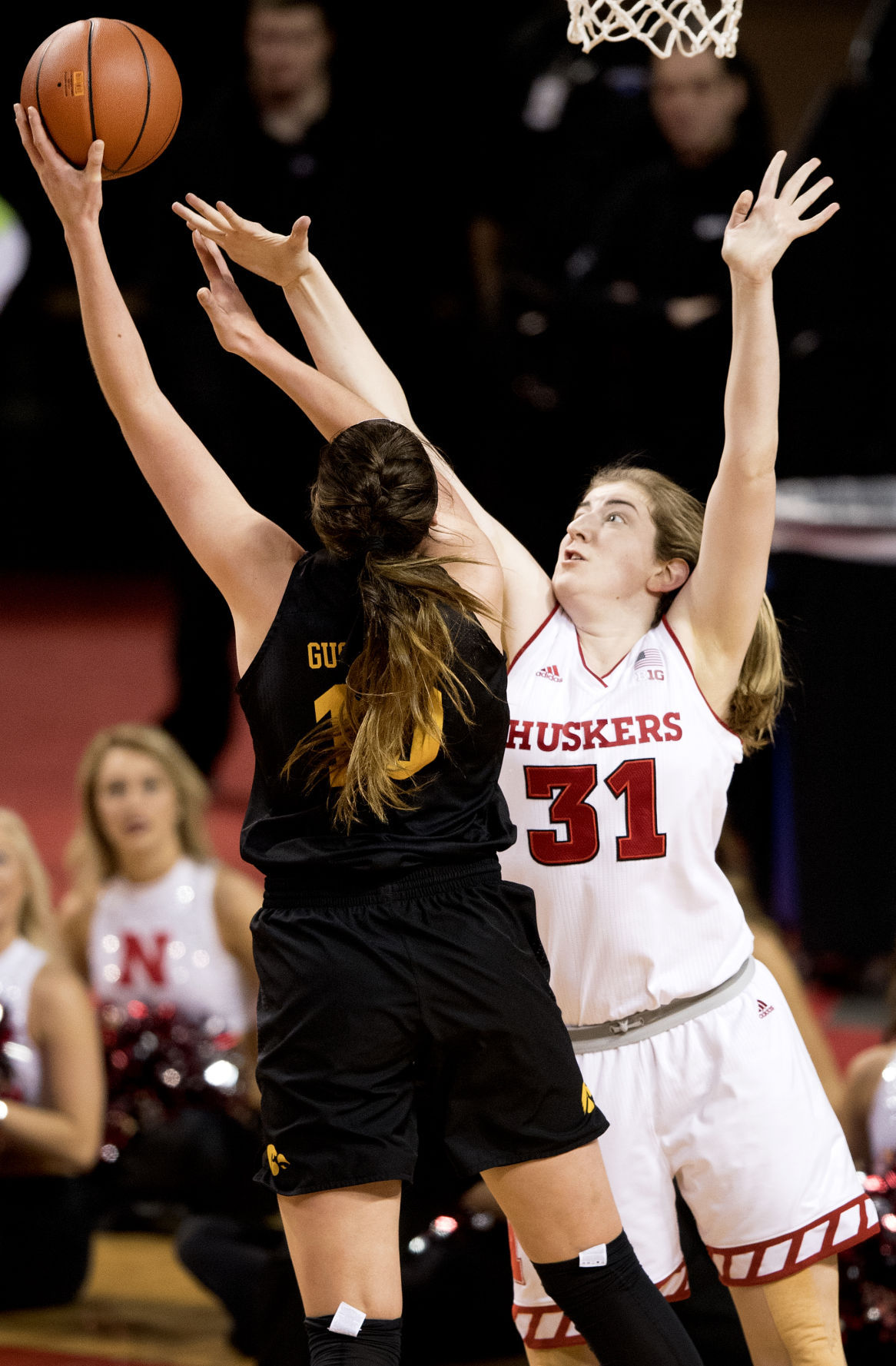 Iowa vs. Nebraska women's basketball, 1/16/18